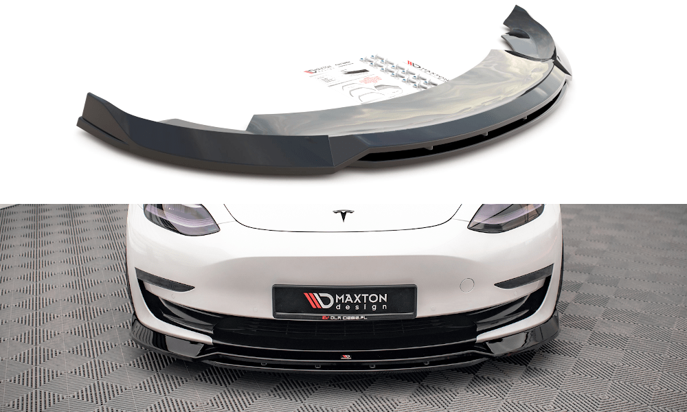 Maxton Design Front Splitter V.3 Tesla Model 3