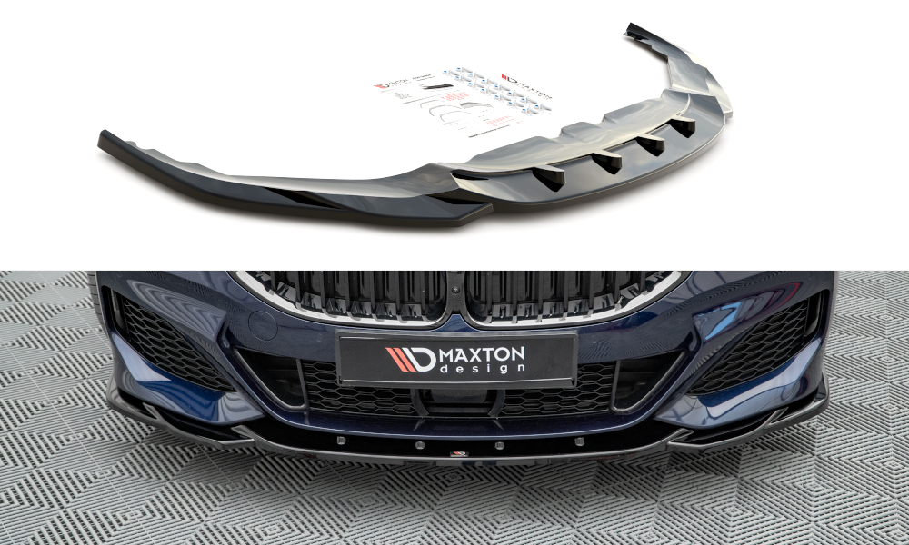 Maxton Design Front Splitter V.4 - BMW / 8 Coupe / 8 Gran Coupe / G15 / G16 (M-Pack)