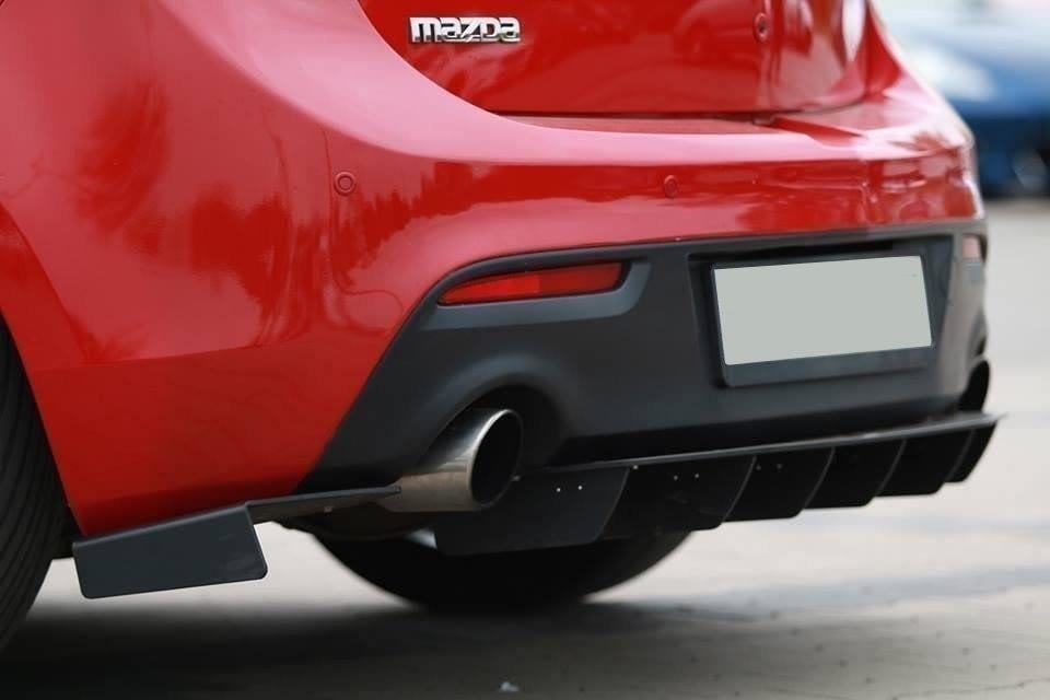 Maxton Design Rear Diffuser Mazda 3 MK2 Mps