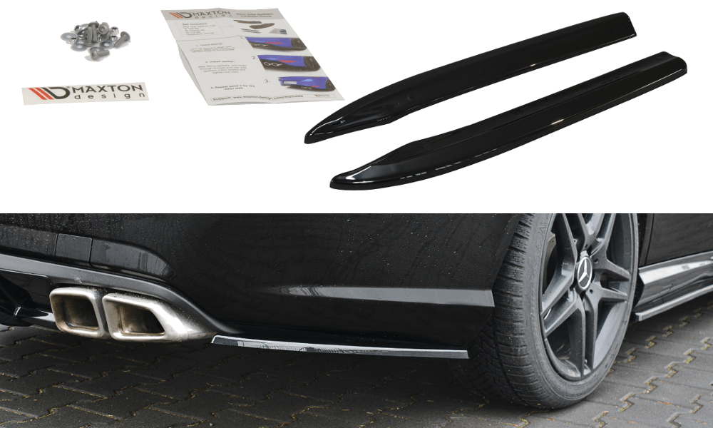 Maxton Design Rear Side Splitters Mercedes-Benz E63 AMG W212