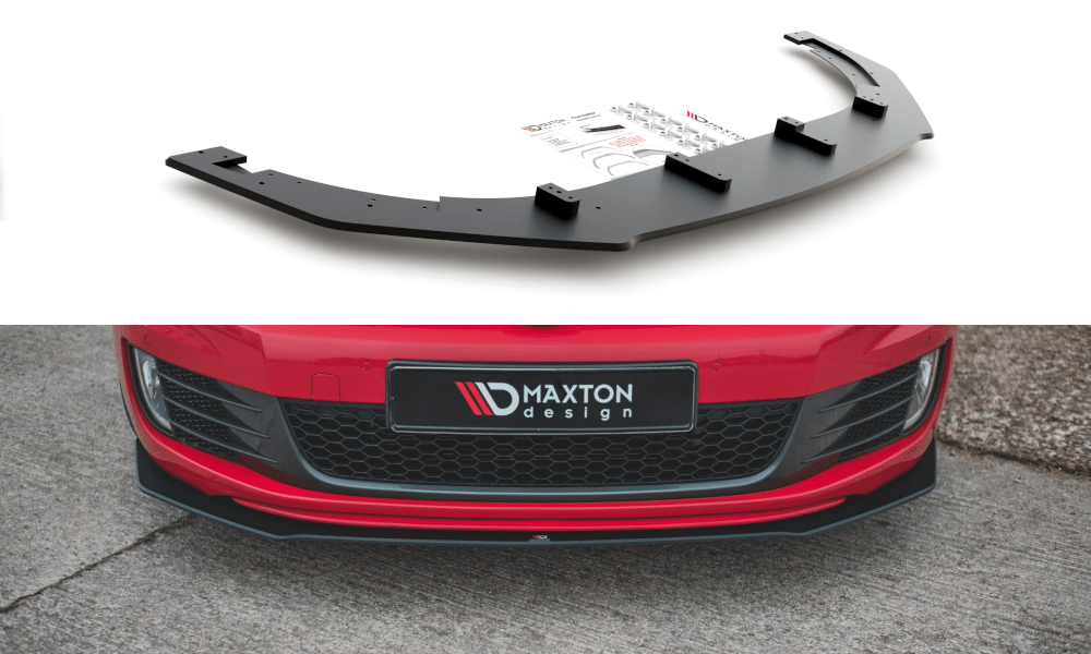 Maxton Design Racing Durability Front Splitter V.3 Volkswagen Golf GTi Mk6