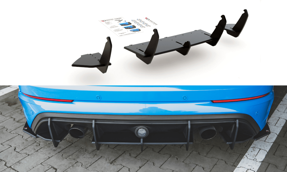 Maxton Design Racing Durability Rear Diffuser Ford Focus RS MK3