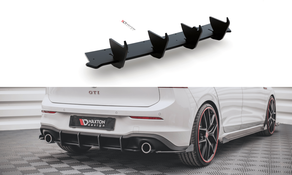 Maxton Design Racing Durability Rear Diffuser V.1 Volkswagen Golf Mk8 GTi