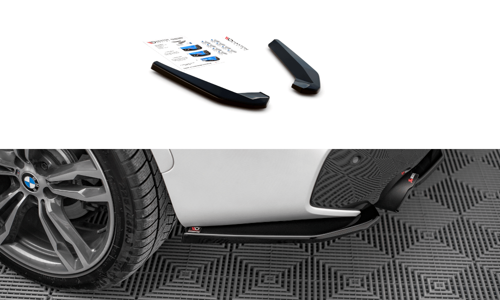 Maxton Design Rear Side Splitters - BMW / F48 / X1 / M-Pack