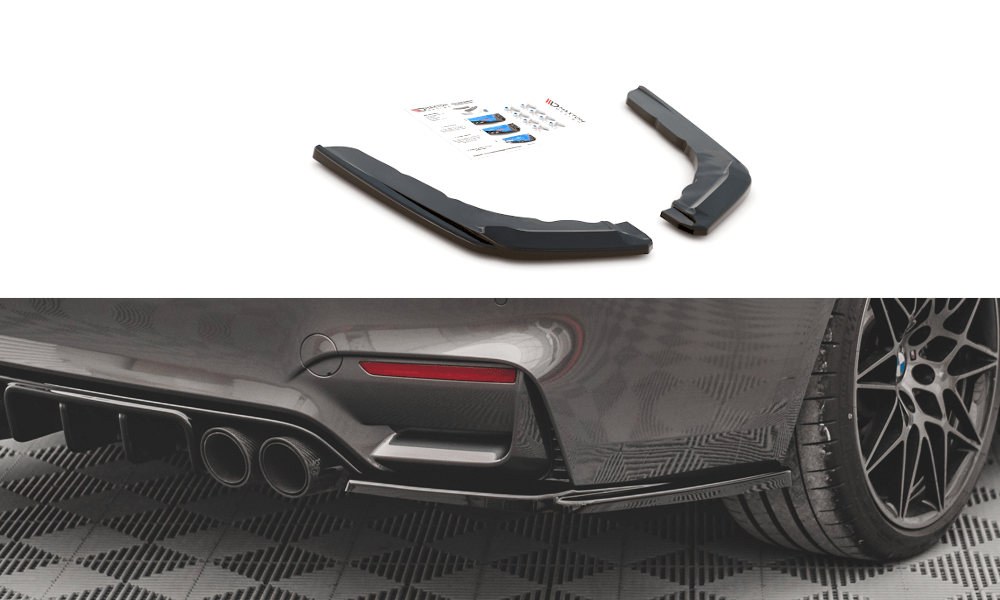 Maxton Design Rear Side Splitters V.2 BMW M4 F82