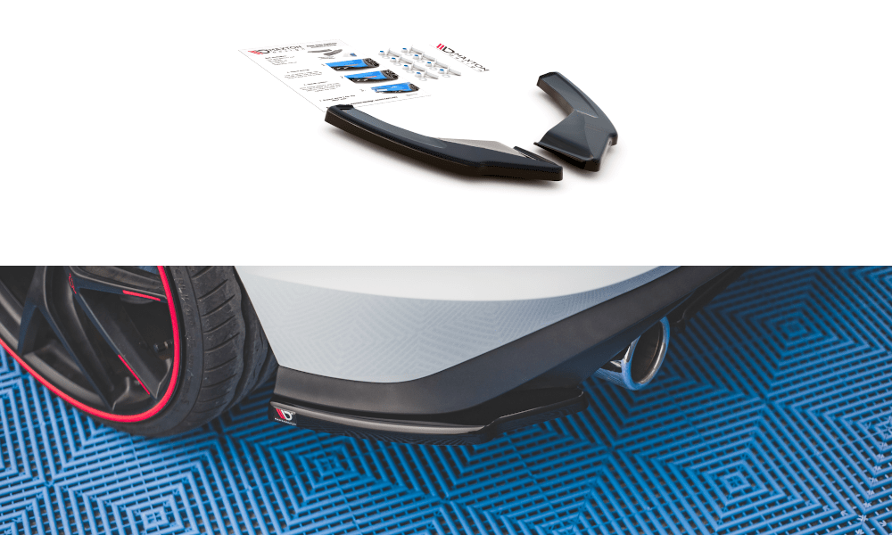 Maxton Design Rear Side Splitters Volkswagen Golf Mk8 GTi