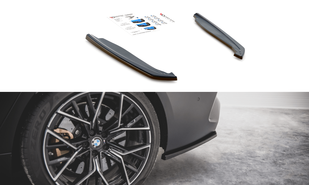 Maxton Design Rear Side Splitters For V.2 BMW M8 Gran Coupe F93