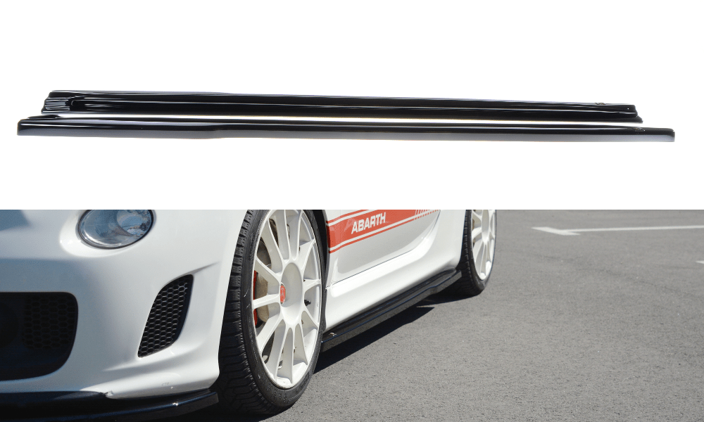 Maxton Design Side Skirts Diffusers Fiat 500 Abarth Mk1