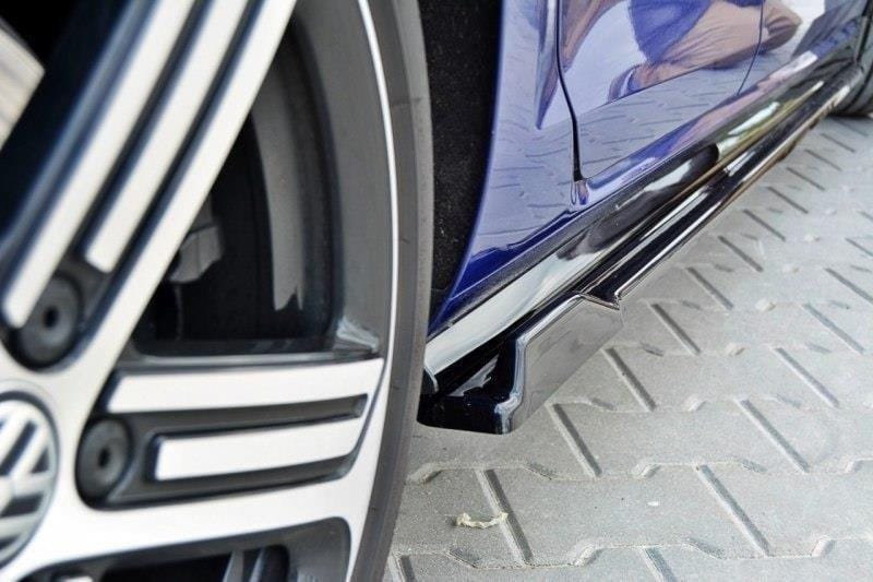 Maxton Design Side Skirts Diffusers VW Golf R Mk7 (Facelift)