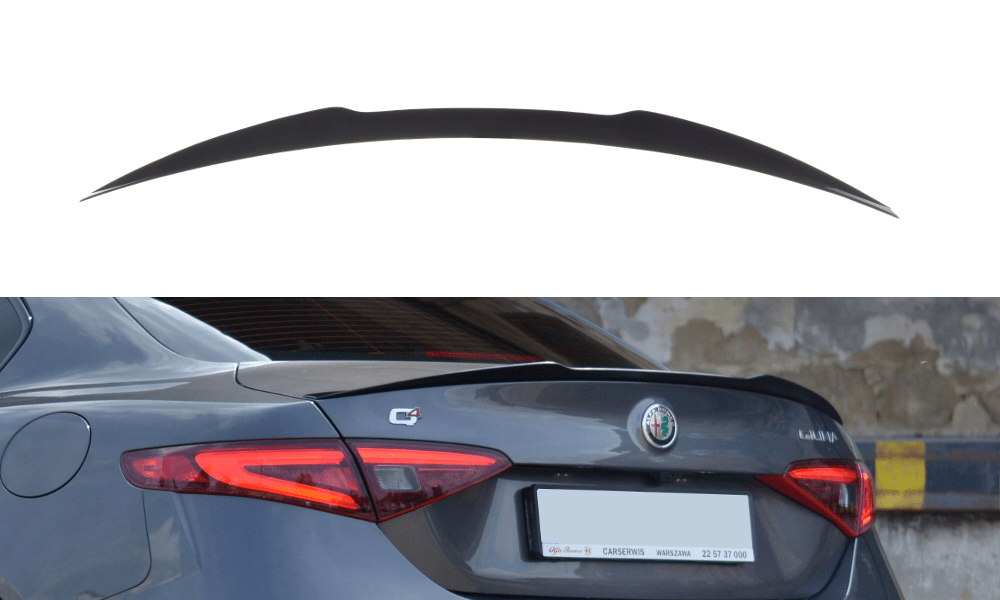 Maxton Design Spoiler Extension Alfa Romeo Giulia Veloce