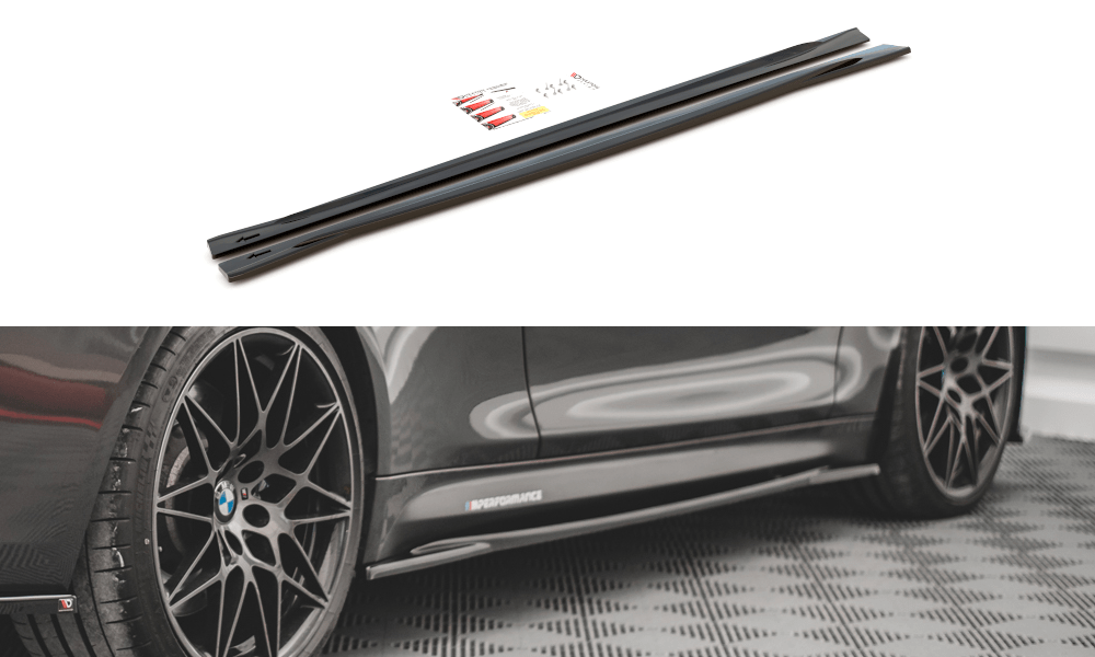 Maxton Design Side Skirts Diffusers BMW M4 F82