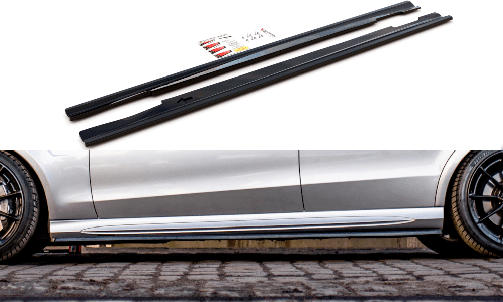 Maxton Design Side Skirts Diffusers Mercedes-Benz E63 AMG Sedan W212 Facelift