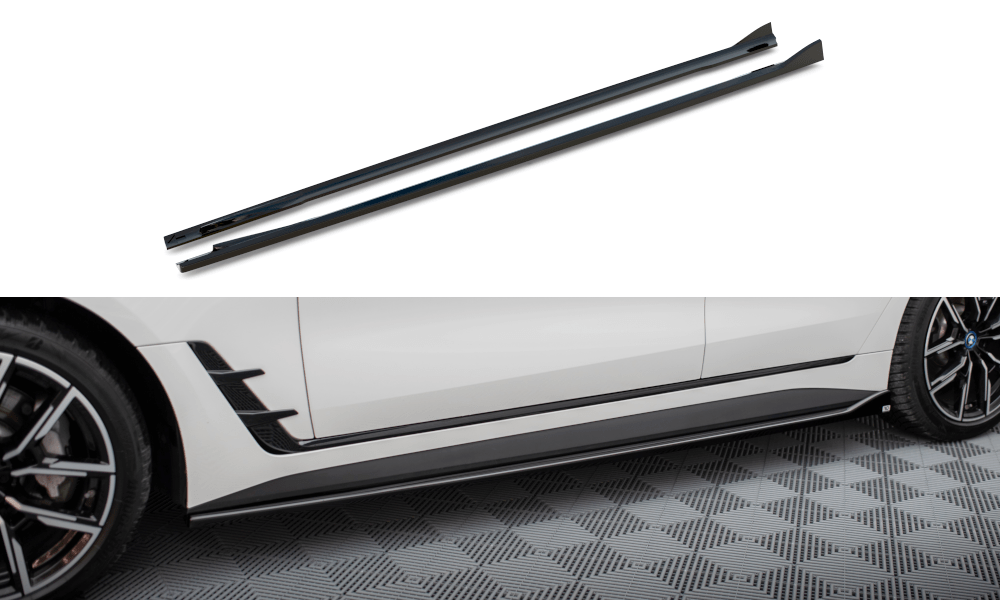 Maxton Design Side Skirts Diffusers V.1 BMW I4 M-Pack G26