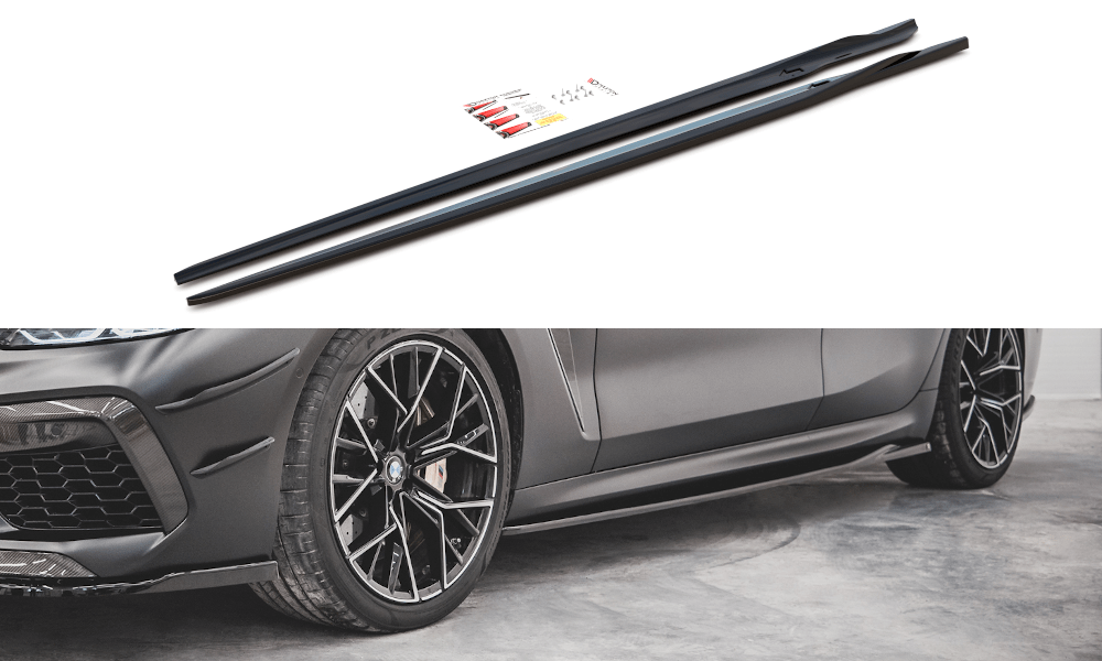 Maxton Design Side Skirts Diffusers V.2 BMW M8 Gran Coupe F93