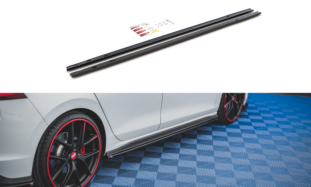 Maxton Design Side Skirts Diffusers Volkswagen Golf Mk8 GTi / GTi Clubsport / R-Line