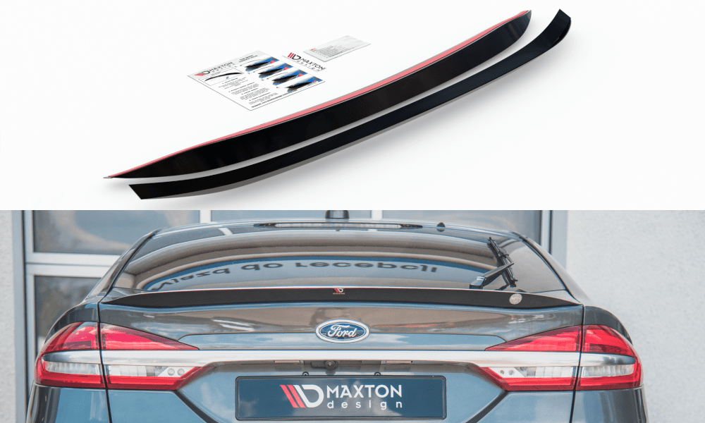 Maxton Design Spoiler Cap Ford Mondeo (Fusion) Liftback MK5 Facelift