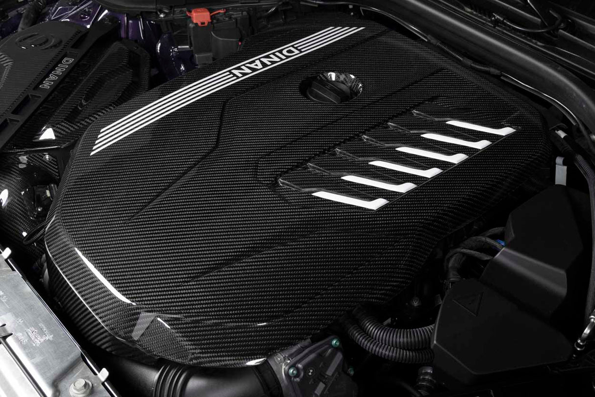 Dinan Gloss Carbon Fiber Engine Cover - BMW / G2X / G4X / B58