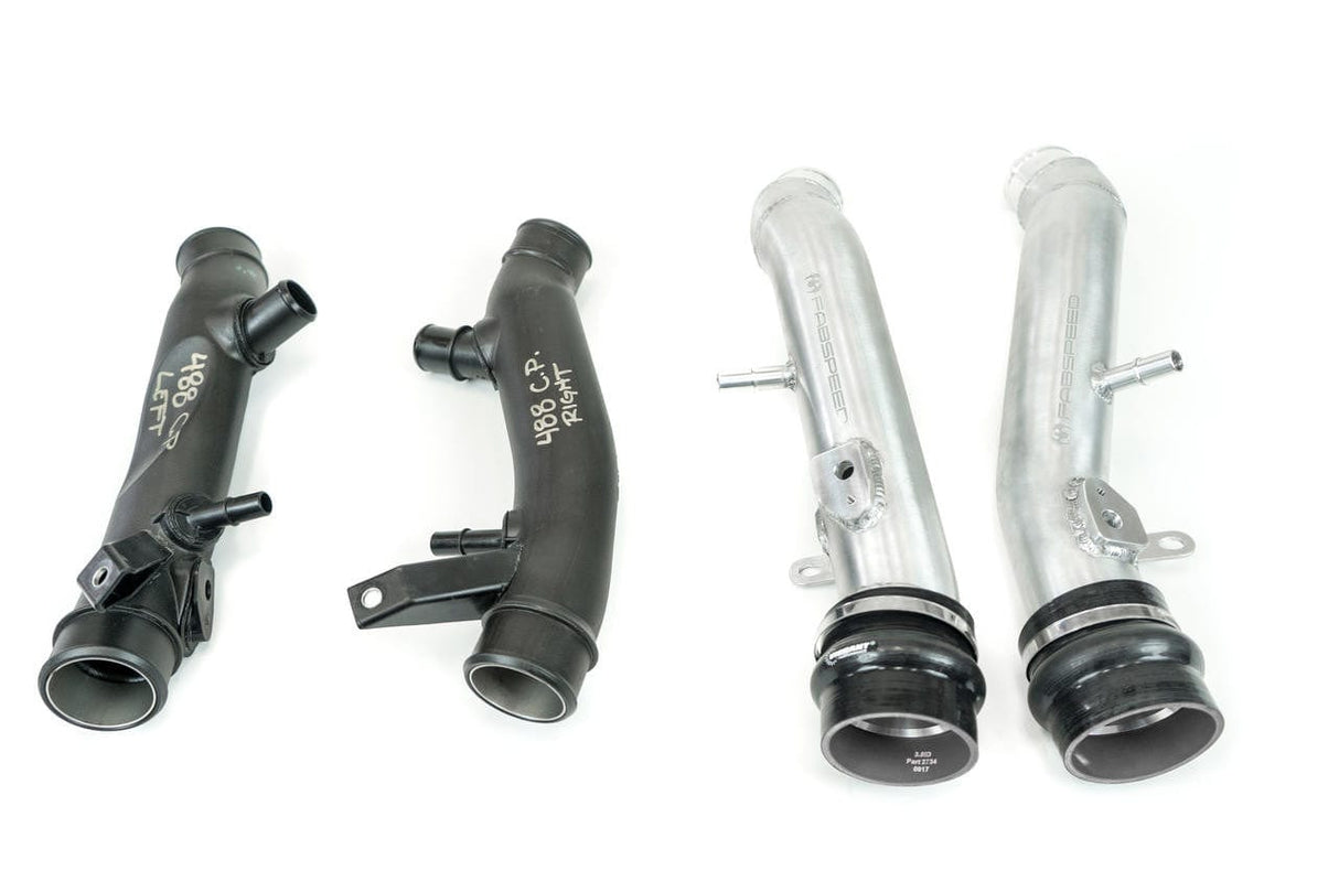 Fabspeed Ferrari 488 Pista Style Intake Charge Pipes