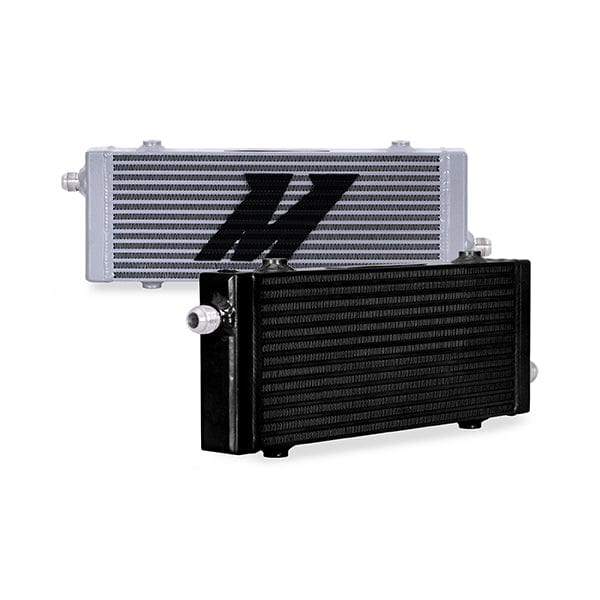 Mishimoto Universal Cross Flow Bar and Plate Oil Cooler, Medium, Black