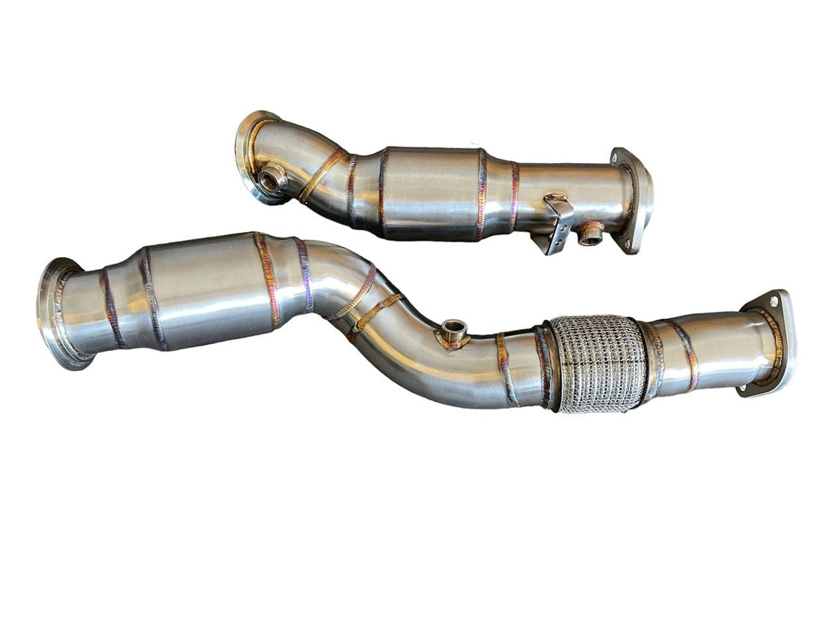 MAD US S58 Catted Downpipes W/ Flex Section - BMW G8x / M2 / M3 / M4