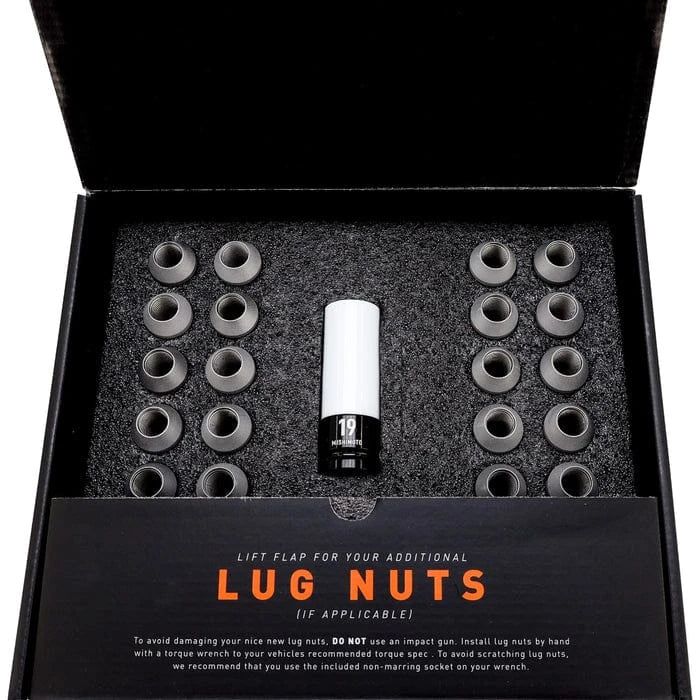 Mishimoto Steel Locking Lug Nuts M14x1.5 (24pc Set)