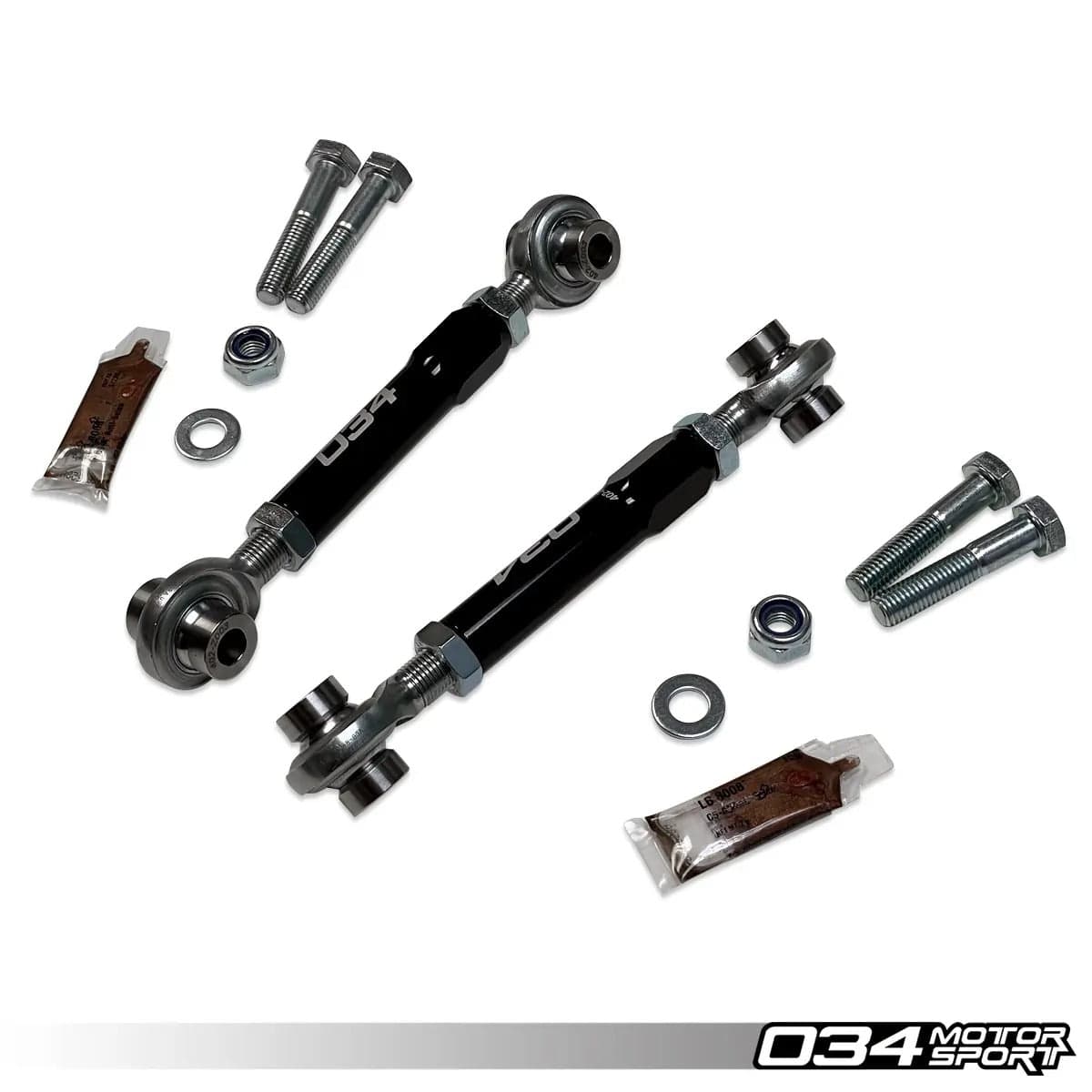 034 Motorsport Billet Adjustable Front Sway Bar End Link Pair - Audi / Gen 1 / Gen 1.5 / R8 (4.2 V8 & 5.2 V10)