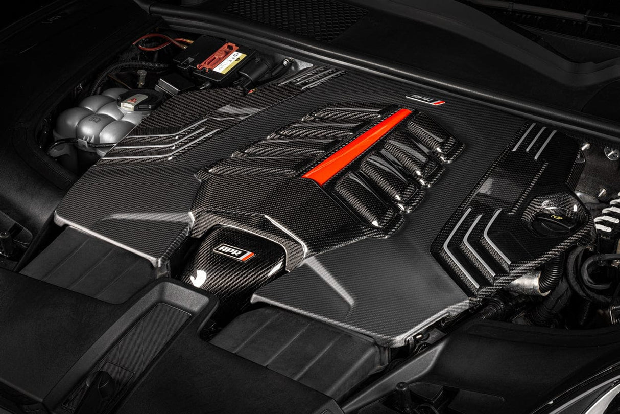 APR Engine Cover (Carbon Fiber) - Audi/Porsche / 4M / 2.9T / 3.0T / 4.0T / Q7 / Q8 / SQ7 / SQ8 / RSQ8 / Cayenne