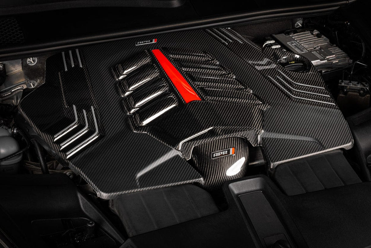 APR Engine Cover (Carbon Fiber) - Audi/Porsche / 4M / 2.9T / 3.0T / 4.0T / Q7 / Q8 / SQ7 / SQ8 / RSQ8 / Cayenne