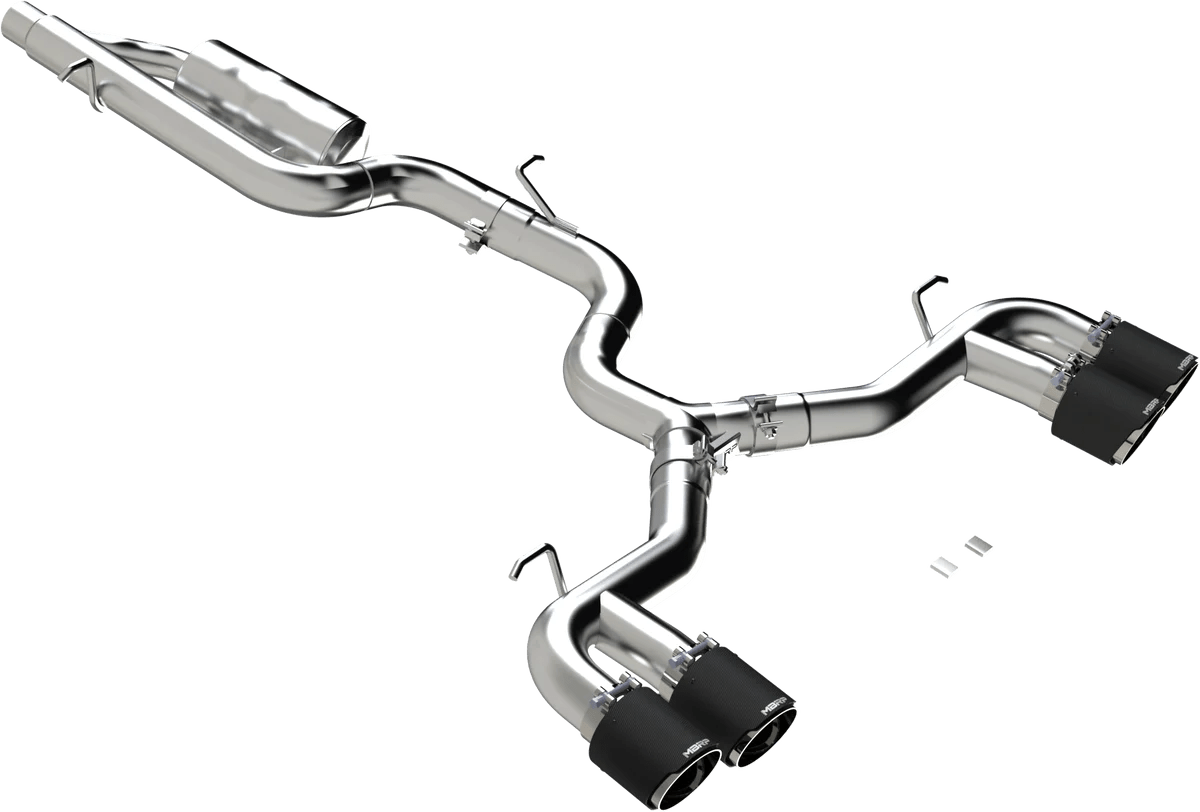 MBRP 3" Cat Back Quad Tip Exhaust System - VW Mk8 Golf R