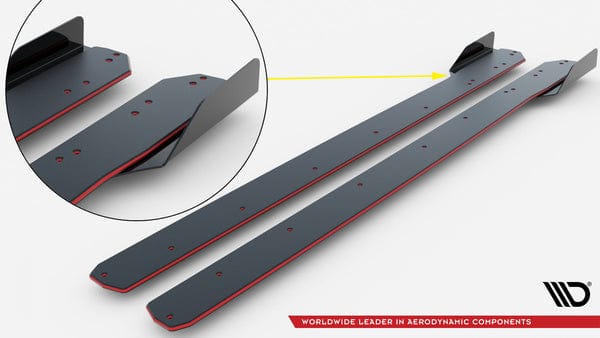 Maxton Design Street Pro Side Skirts Diffusers + Flaps Toyota GR Corolla MK12