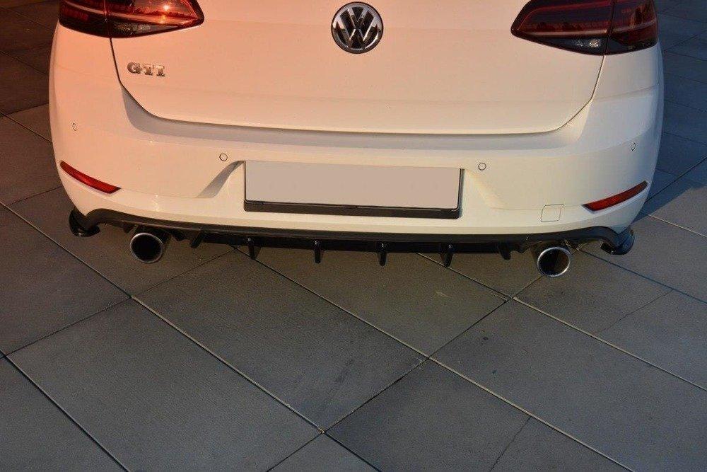 Maxton Design Rear Diffuser | Volkswagen Mk7.5 GTI (Gloss Black)