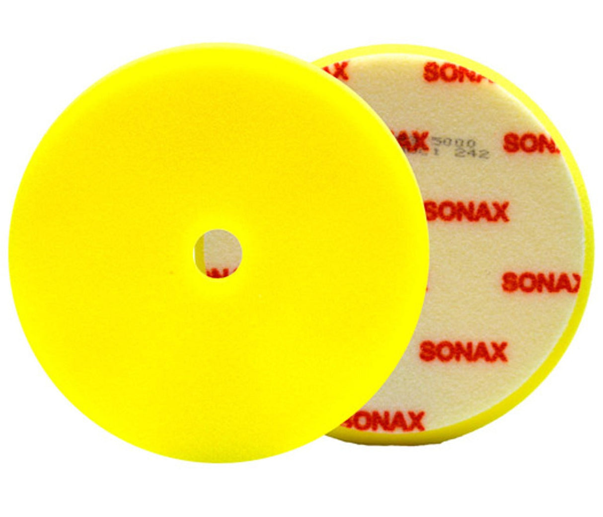 SONAX Yellow Dual Action Polishing Pad (6.5 inches / 165 mm)