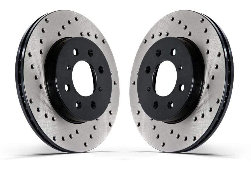 Rear Stoptech Cross Drilled Rotors - Set of 2 Rotors (310x22mm)