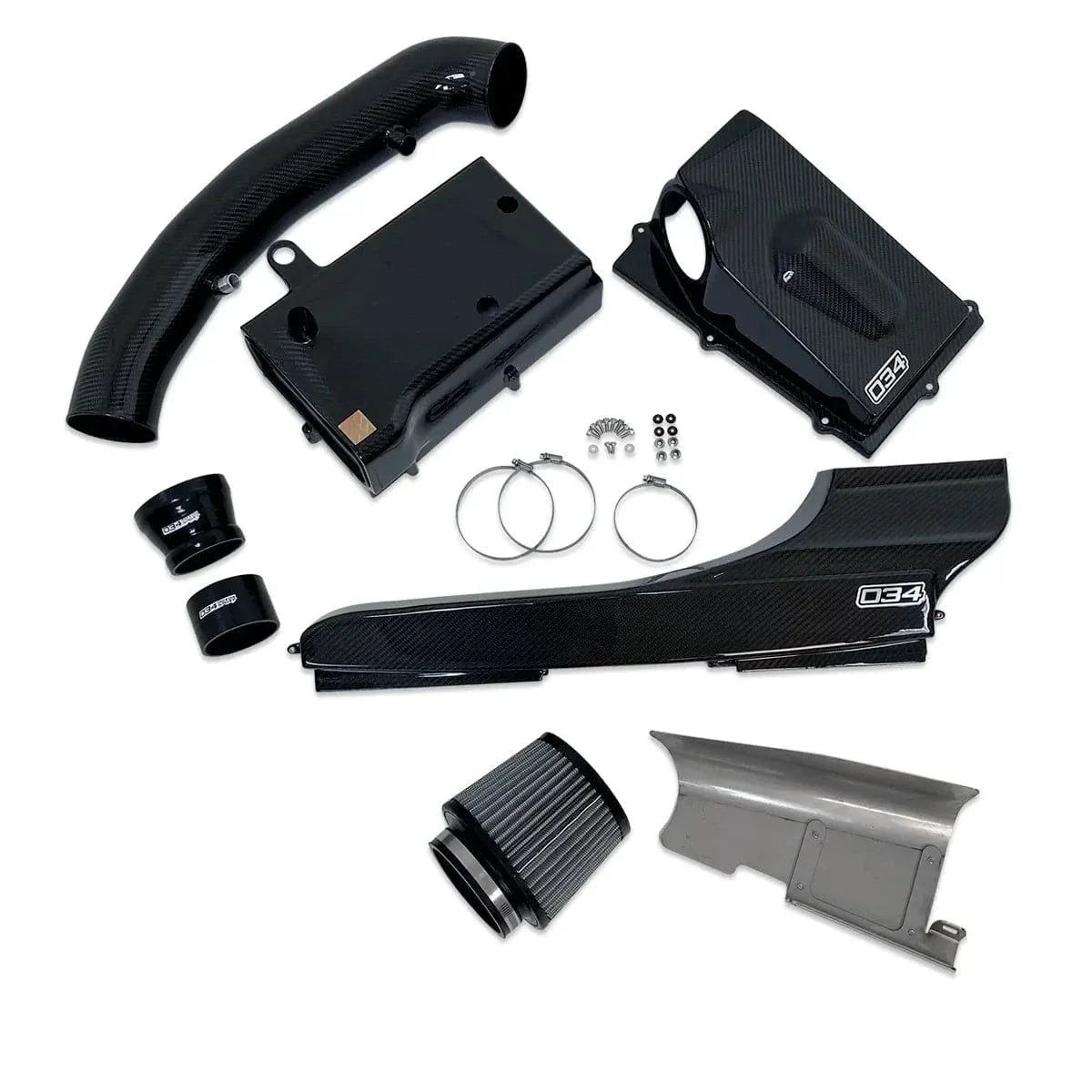 034Motorsport X34 Carbon Fiber 4" Closed Top Intake Bundle - Audi / 8V / 8Y / TT-RS / RS3