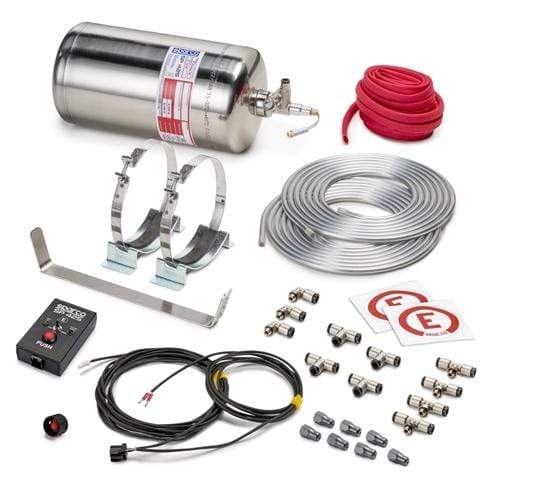 Sparco 4.25 Liter Electric Steel Extinguisher System (FIA APPROVED)