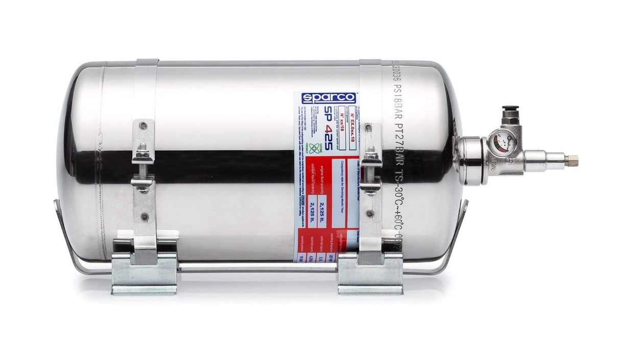 Sparco 4.25 Liter Electric Steel Extinguisher System (FIA APPROVED)