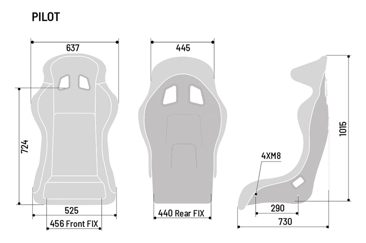 Sparco PILOT QRT Fiberglass Seat