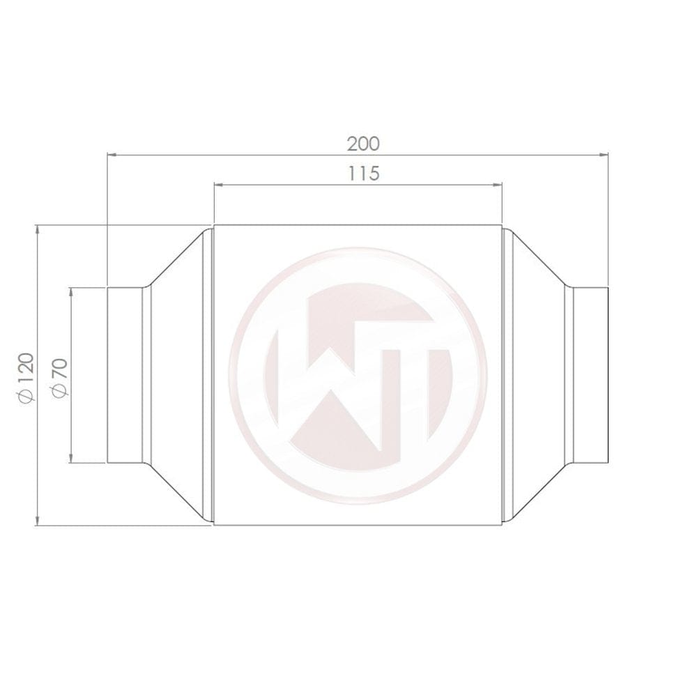 Wagner Tuning Racing Catalyst Converter - Universal