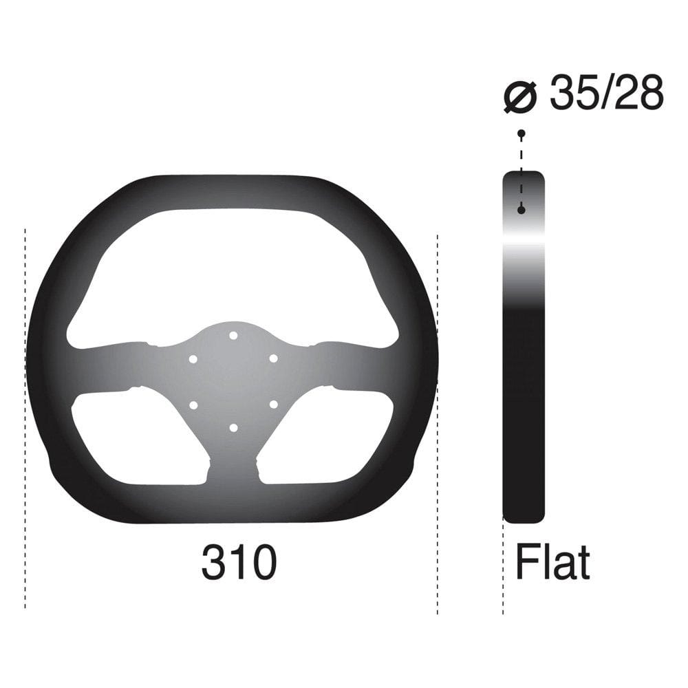 Sparco 310 Steering Wheel Suede Black