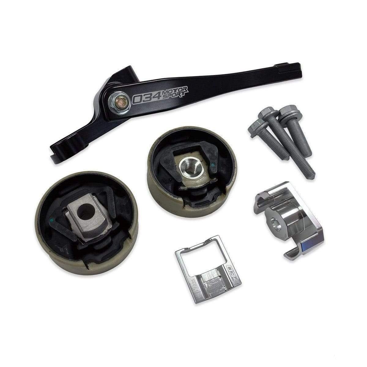 034Motorsport Billet Spherical Dogbone Mount Performance Pucks 7-Speed DSG | Volkswagen Mk7.5 Golf/Golf R/GTI/Jetta