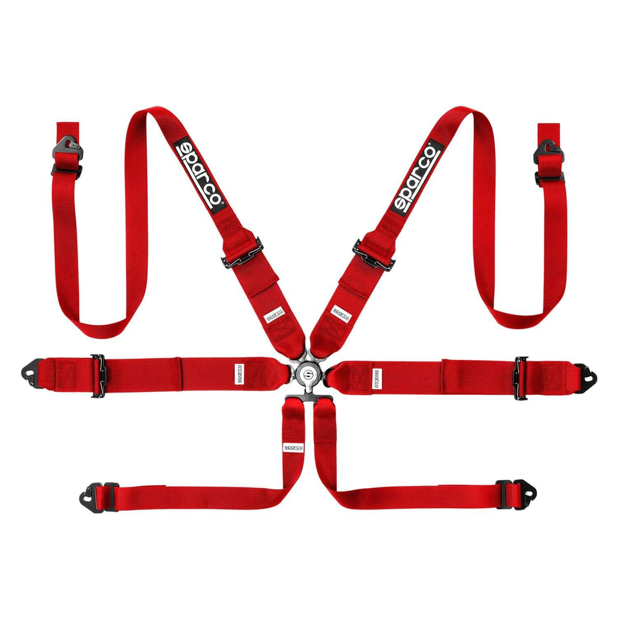 Sparco 3 to 2in HANS 6 Point FHR Pro Racer Harness