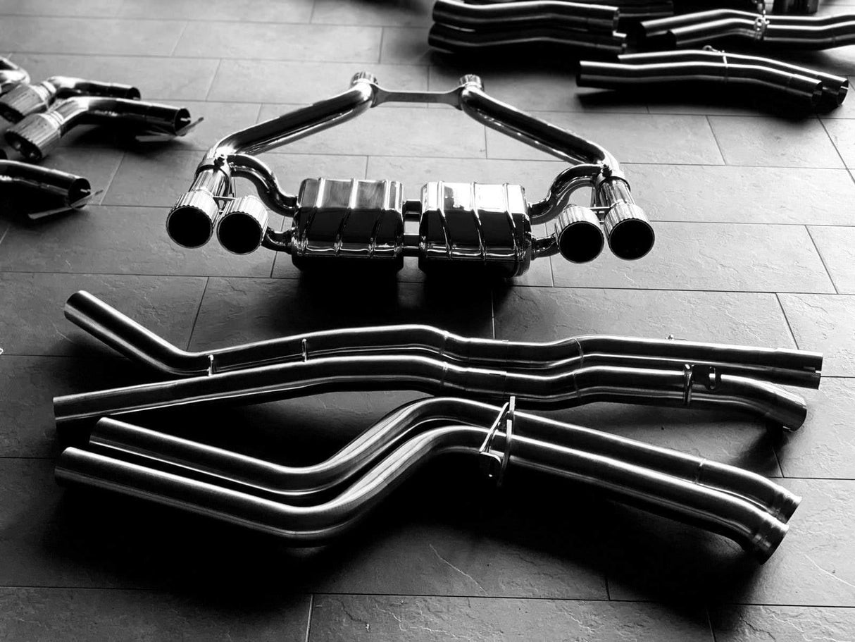 BMW M2 Competition (F87) - Valved Exhaust System with Mid-Pipes (Catback) and Stainless Tips
