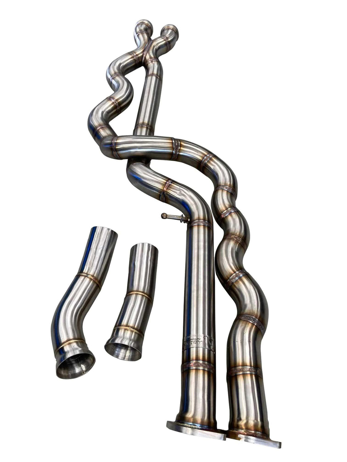 Active AUTOWERKE M2C Equal Length Mid Pipe (Includes Active F-Brace)