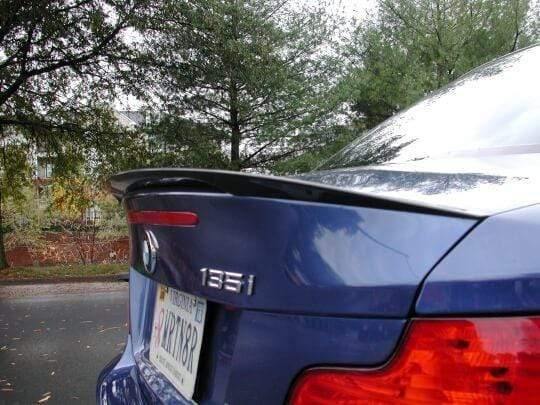 Racing Dynamics Carbon Fiber Rear Lip Spoiler - E8X BMW 1-Series