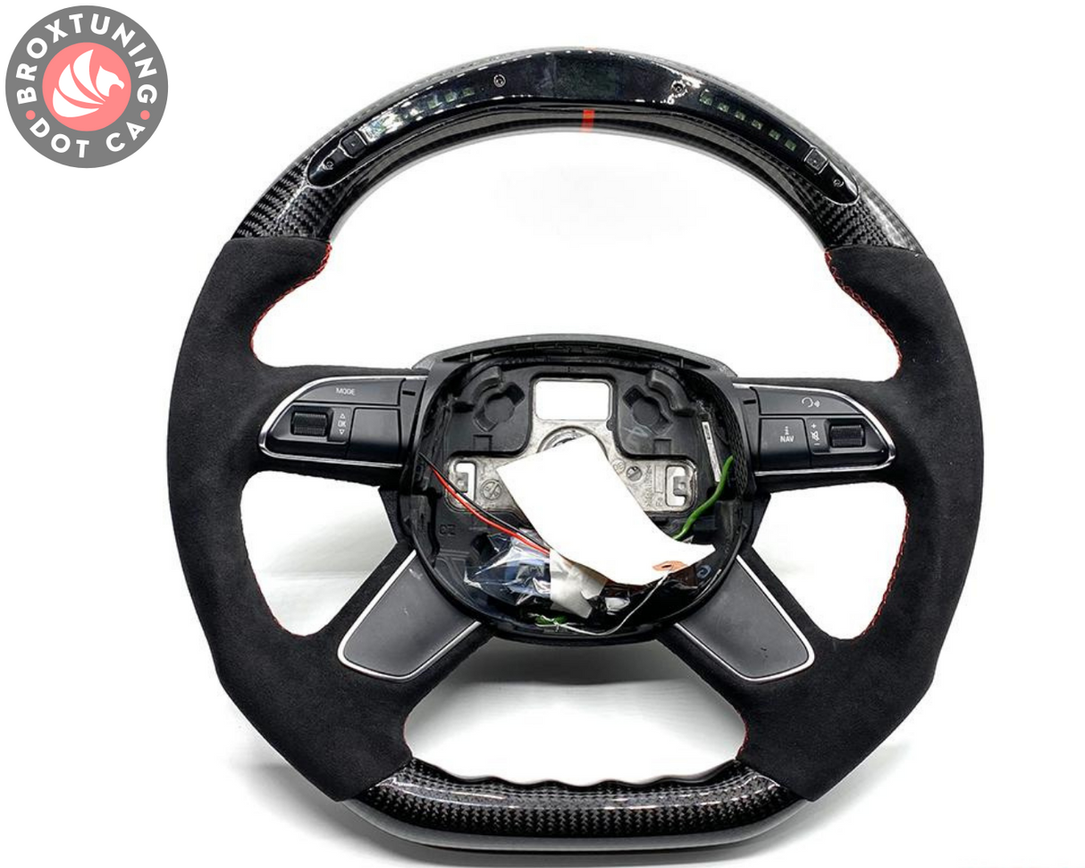 Audi A3 | A4 | A5 | A6 | A7 | A8 | Q3 4 Spoke OEM Upgraded Customized Steering Wheel 2013-2016