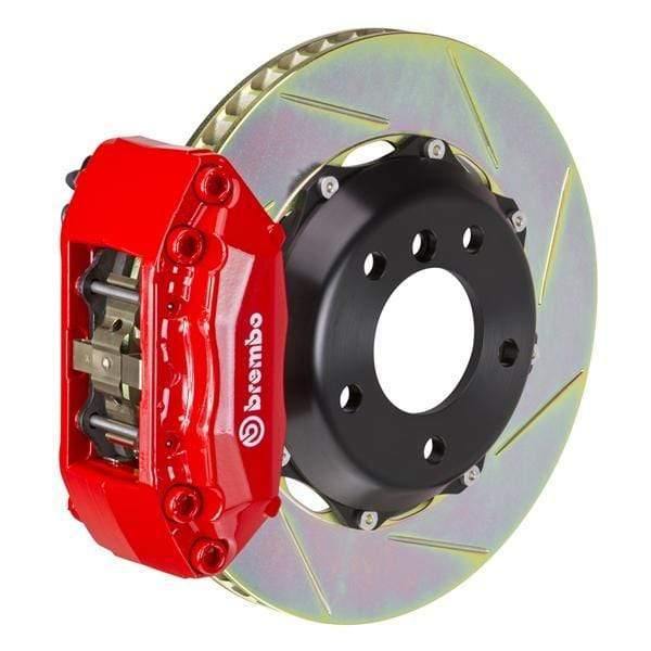 Brembo GT Systems 328x28 2-Piece 4-Piston Red Slotted Front