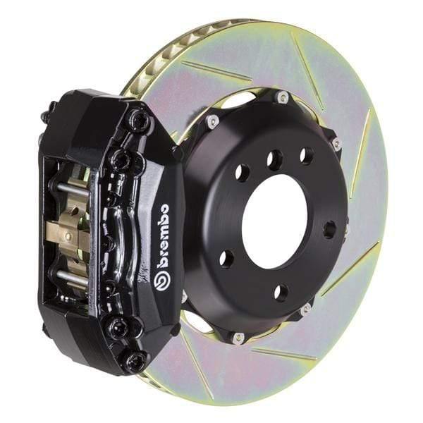Brembo GT Systems 328x28 2-Piece 4-Piston Black Slotted Front