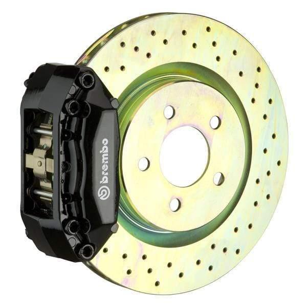 Brembo GT Systems 330x28 1-Piece 4-Piston Black Drilled Front