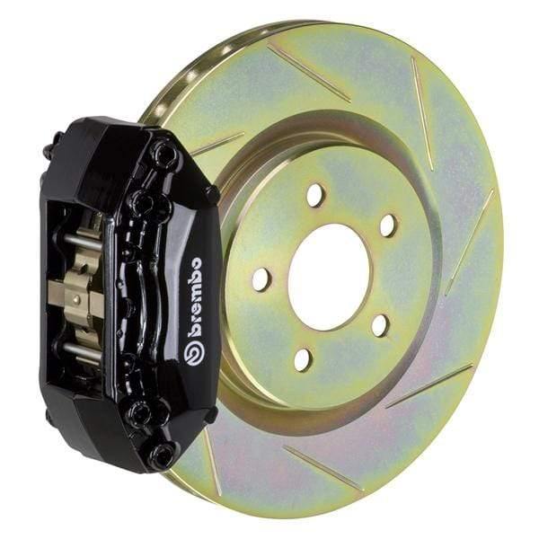 Brembo GT Systems 330x28 1-Piece 4-Piston Black Slotted Front