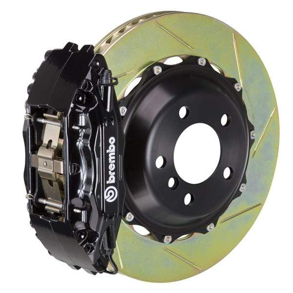 Brembo GT Systems 332x32 2-Piece 4-Piston Black Slotted Front